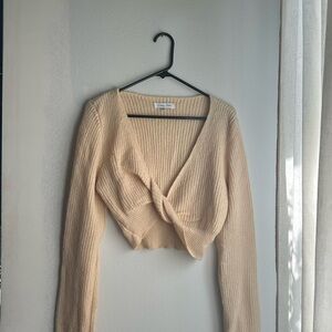 Emory Park Cream Knit Sweater
